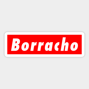 Borracho Red Box Drunk AF Latino Latina Drinking Sticker